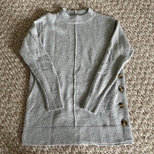 Gray Tunic Sweater